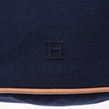 爱马仕爱马仕（Hermes Hermes）Polon Mimil GM海军蓝色男女unisex帆布/皮革肩袋AB级使用Ginzo