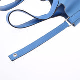 爱马仕爱马仕picotan lock mm触摸蓝色天堂银支架□r雕刻（2014年左右）女士托里昂/迅捷手提包AB级使用Ginzo