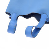 爱马仕爱马仕picotan lock mm触摸蓝色天堂银支架□r雕刻（2014年左右）女士托里昂/迅捷手提包AB级使用Ginzo