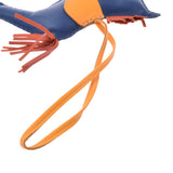 HERMES エルメス ロデオGM 馬モチーフ ブルードマルト/ジョーヌドール/ポルナリン ユニセックス アニューミロ チャーム Aランク 中古 銀蔵