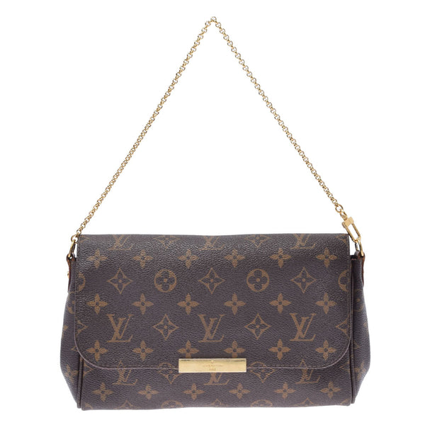 LOUIS VUITTON ルイヴィトン モノグラム フェイボリットMM 2WAYバッグ ブラウン M40718 レディース モノグラムキャンバス ショルダーバッグ Bランク 中古 銀蔵