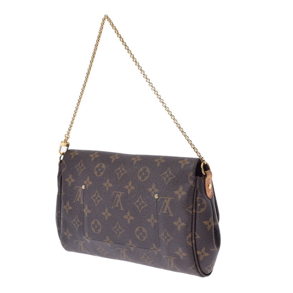 LOUIS VUITTON ルイヴィトン モノグラム フェイボリットMM 2WAYバッグ ブラウン M40718 レディース モノグラムキャンバス ショルダーバッグ Bランク 中古 銀蔵