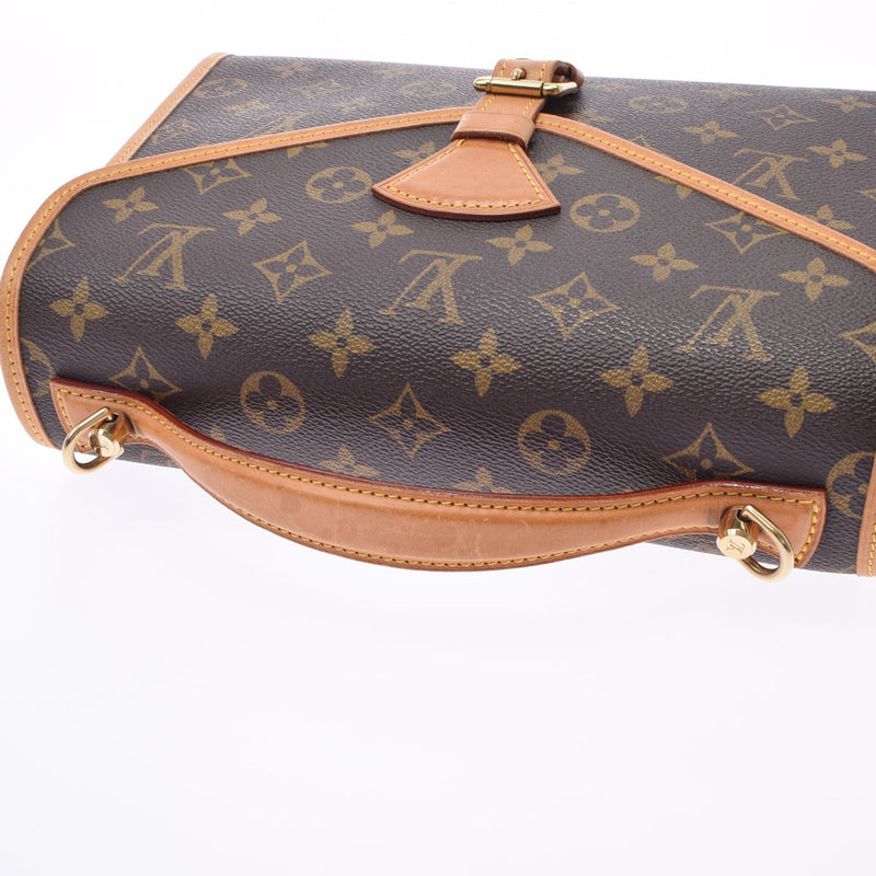 LOUIS VUITTON ルイヴィトン モノグラム ベルエア 2WAY ブラウン M51122 ユニセックス モノグラムキャンバス ハンドバッグ ABランク 中古 銀蔵