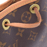 LOUIS VUITTON Louis Vuitton Monogram Noe BB Brown M40817 Unisex Monogram Canvas Shoulder Bag AB Rank Used Ginzo