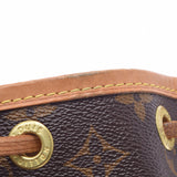LOUIS VUITTON Louis Vuitton Monogram Noe BB Brown M40817 Unisex Monogram Canvas Shoulder Bag AB Rank Used Ginzo