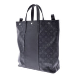 LOUIS VUITTON Louis Vuitton Tigarama City Tote Noir M30431 Men's Monogram Canvas/Thai Gareaer Tote Bag AB Rank Used Ginzo