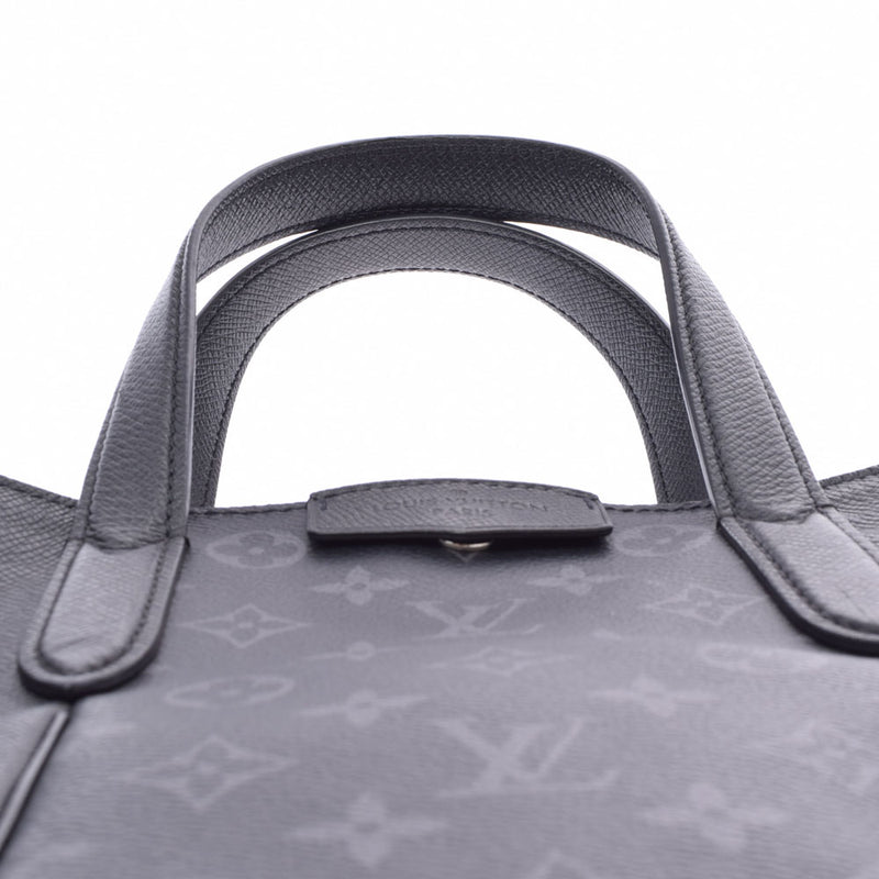 LOUIS VUITTON Louis Vuitton Tigarama City Tote Noir M30431 Men's Monogram Canvas/Thai Gareaer Tote Bag AB Rank Used Ginzo