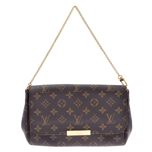 LOUIS VUITTON ルイヴィトン モノグラム フェイボリットMM 2WAYバッグ ブラウン M40718 レディース モノグラムキャンバス ショルダーバッグ Aランク 中古 銀蔵