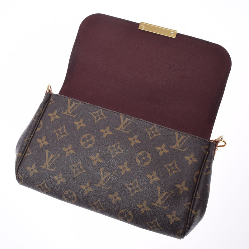 LOUIS VUITTON ルイヴィトン モノグラム フェイボリットMM 2WAYバッグ ブラウン M40718 レディース モノグラムキャンバス ショルダーバッグ Aランク 中古 銀蔵