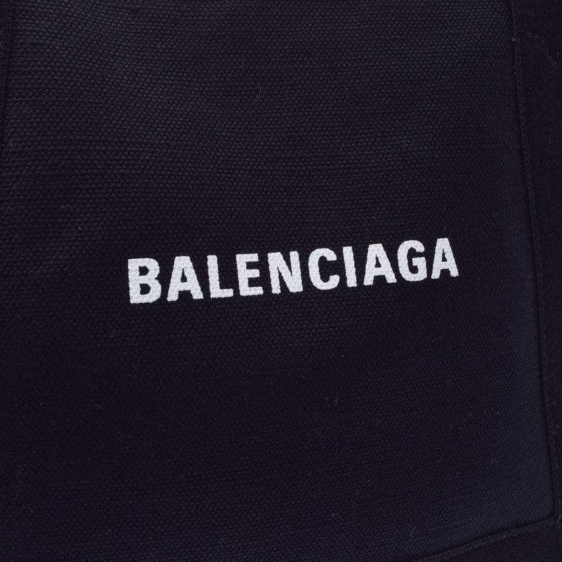 BALENCIAGA Balenciaga Navy Caba S Black 339933 Ladies canvas/leather handbag A rank used Ginzo