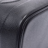 CHANEL Chanel Vertical Vanity Black GP GP Ladies Caviar Skin Handbag A Rank used Ginzo