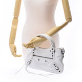 BALENCIAGA Balenciaga The First 2WAY White 103208 Ladies Lambskin Handbag B Rank Used Ginzo