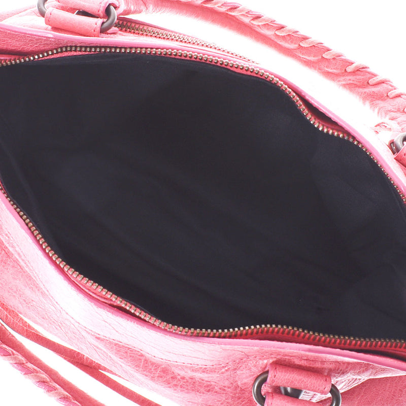 BALENCIAGA Balenciaga The First 2WAY Pink 103208 Ladies Lambskin Handbag AB Rank Used Ginzo