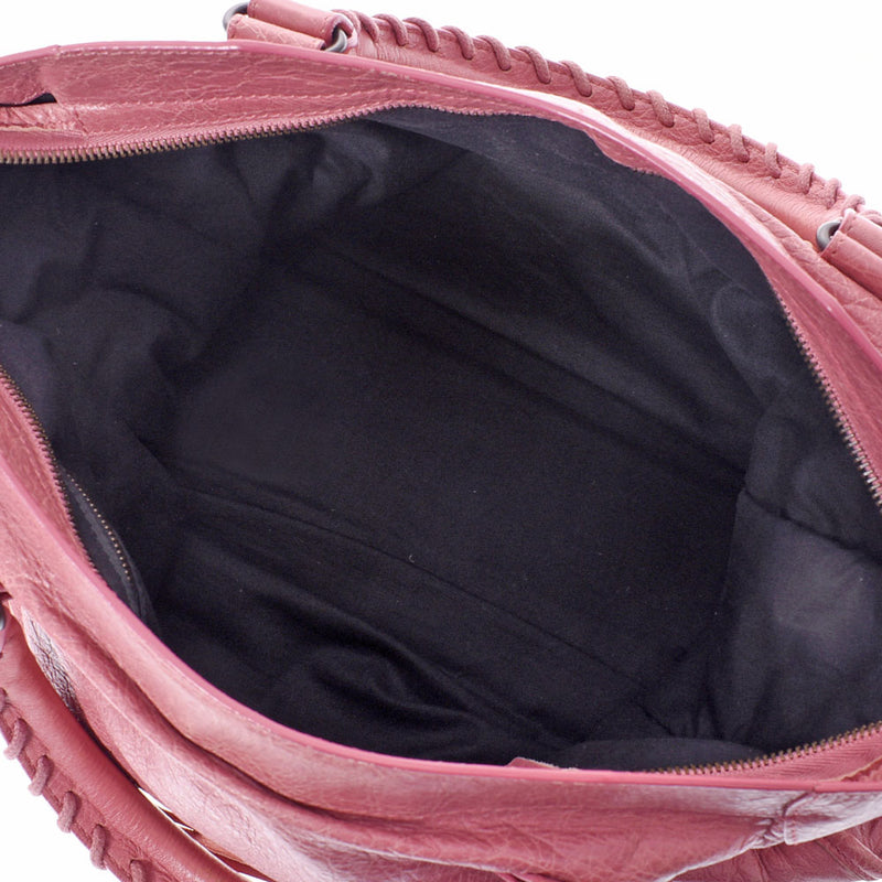 BALENCIAGA Balenciaga The City 2WAY Pink 115748 Ladies Lambskin Handbag AB Rank Used Ginzo