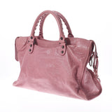 BALENCIAGA Balenciaga The City 2WAY Pink 115748 Ladies Lambskin Handbag AB Rank Used Ginzo