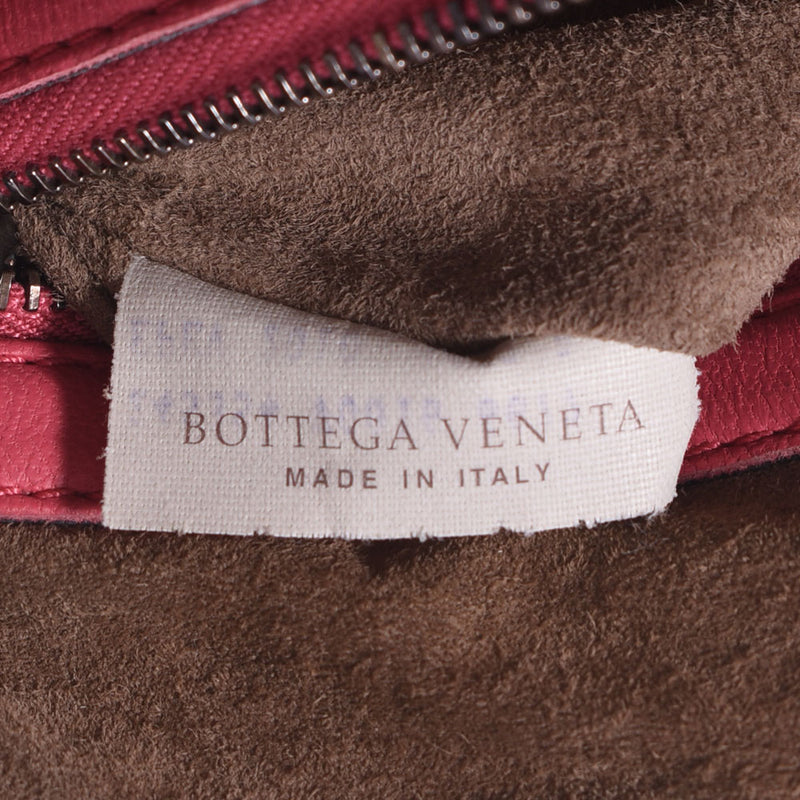 Bottegaveneta bottega veneta intrecciato粉红色245354 V0016 6677女士lambskine肩袋B等级二手ginzo