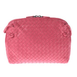 Bottegaveneta bottega veneta intrecciato粉红色245354 V0016 6677女士lambskine肩袋B等级二手ginzo