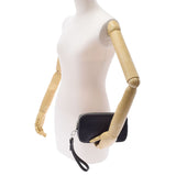 LOUIS VUITTON Louis Vuitton Black Men's Leather Clutch Bag A Rank used Ginzo