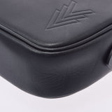 LOUIS VUITTON Louis Vuitton Black Men's Leather Clutch Bag A Rank used Ginzo