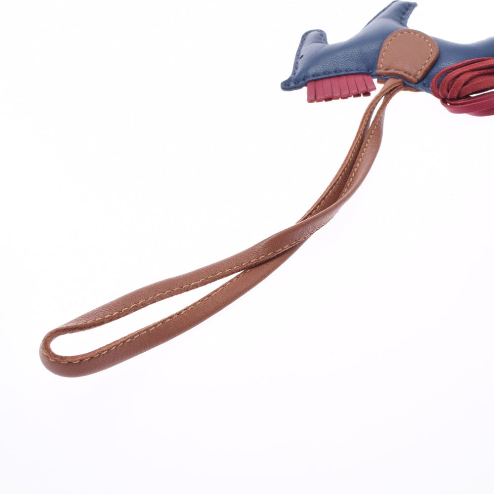 エルメス HERMES ロデオバッグチャーム ブルードマルト ルビー フォーブ エルメスロデオ PM バッグチャーム ブルードマルト/ルビー/フォーブ