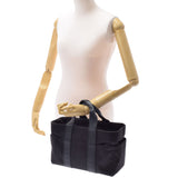 HERMES エルメス アカプルコ PM アウトレット 黒 レディース ナイロン/カーフ ハンドバッグ Bランク 中古 銀蔵