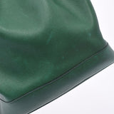 HERMES Hermes Market Green Gold Bracket ○ T -engraved (around 1990) Unisex Kushbell Shoulder Bag B Rank used Ginzo