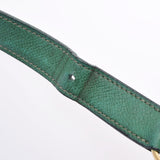 HERMES Hermes Market Green Gold Bracket ○ T -engraved (around 1990) Unisex Kushbell Shoulder Bag B Rank used Ginzo