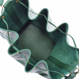 HERMES Hermes Market Green Gold Bracket ○ T -engraved (around 1990) Unisex Kushbell Shoulder Bag B Rank used Ginzo