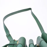 HERMES Hermes Market Green Gold Bracket ○ T -engraved (around 1990) Unisex Kushbell Shoulder Bag B Rank used Ginzo