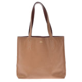 HERMES エルメス ドゥブルセンス 28 リバーシブルトート フォーブ/ビスケット □JO刻印(2011年頃) ユニセックス ヴォーシッキム ハンドバッグ ABランク 中古 銀蔵