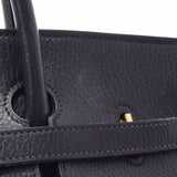 爱马仕爱马仕Birkin 40黑金支架○Z雕刻（1996年左右）男女allenne手提包B等级使用Ginzo