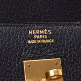 爱马仕爱马仕Birkin 40黑金支架○Z雕刻（1996年左右）男女allenne手提包B等级使用Ginzo