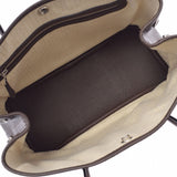 HERMES HERMES HERMES GARDEN PARTY TPM CHOCOLAT□L雕刻（2008年左右）女士Negonda Handbag A级使用Ginzo