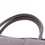 HERMES HERMES HERMES GARDEN PARTY TPM CHOCOLAT□L雕刻（2008年左右）女士Negonda Handbag A级使用Ginzo