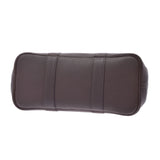 HERMES HERMES HERMES GARDEN PARTY TPM CHOCOLAT□L雕刻（2008年左右）女士Negonda Handbag A级使用Ginzo