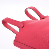 HERMES Hermes Picotan Rock PM Rose Extreme (Pink) Silver metal fittings A engraved (around 2017) Ladies Toryon Lemance Handbag New Federation Ginzo