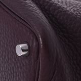 HERMES エルメス ピコタンロック PM  ボルドー シルバー金具 □L刻印(2008年頃) レディース トリヨンクレマンス ハンドバッグ Aランク 中古 銀蔵