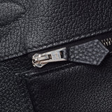 爱马仕爱马仕伯金（Hermes Hermes Birkin）35黑色银支架雕刻（2017年左右）dogo手提包A级二手Ginzo