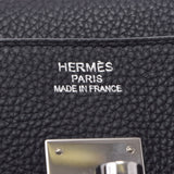 爱马仕爱马仕伯金（Hermes Hermes Birkin）35黑色银支架雕刻（2017年左右）dogo手提包A级二手Ginzo