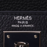 HERMES エルメス ケリー 28 内縫い 2WAY 黒 シルバー金具 □R刻印(2014年頃) レディース トゴ ハンドバッグ 新同 中古 銀蔵