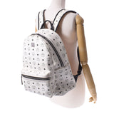 MCM MCM背包白色Munise Curf Backpack Daypack B等级使用Ginzo