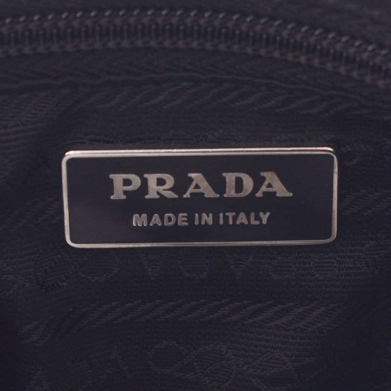 PRADA Prada Black V167 Unisex Nylon Shoulder Bag A Rank used Ginzo