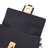 TOD’S トッズ 黒 レディース カーフ ショルダーバッグ Aランク 中古 銀蔵