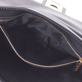 TOD’S トッズ 黒 レディース カーフ ショルダーバッグ Aランク 中古 銀蔵