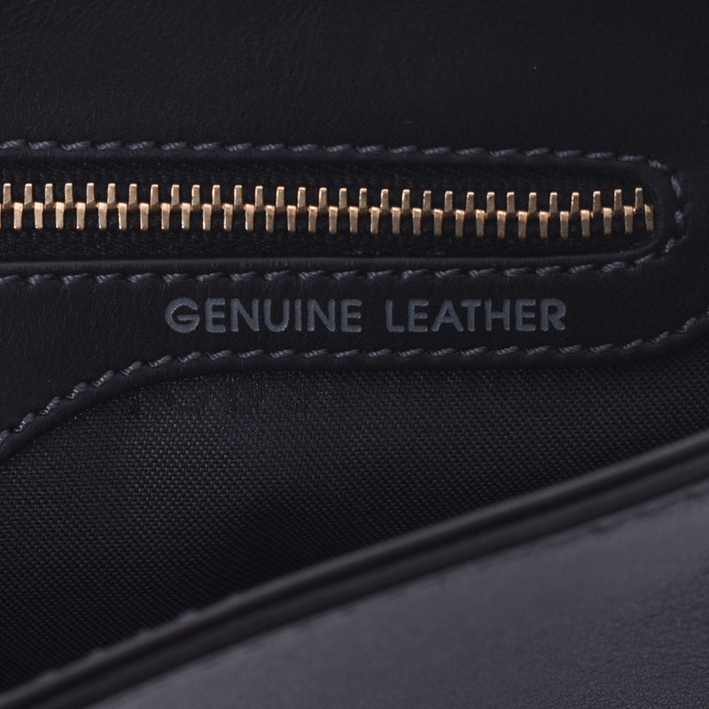 TOD’S トッズ 黒 レディース カーフ ショルダーバッグ Aランク 中古 銀蔵