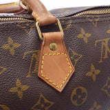 LOUIS VUITTON ルイヴィトン モノグラム スピーディ35 ブラウン M41524 ユニセックス モノグラムキャンバス ハンドバッグ Bランク 中古 銀蔵