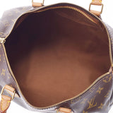 LOUIS VUITTON ルイヴィトン モノグラム スピーディ35 ブラウン M41524 ユニセックス モノグラムキャンバス ハンドバッグ Bランク 中古 銀蔵