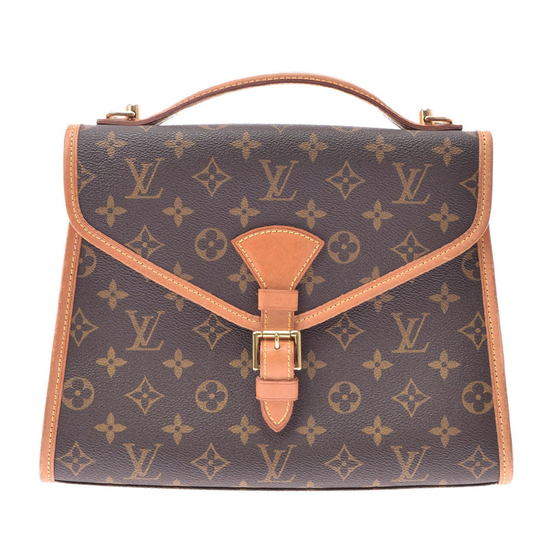 LOUIS VUITTON ルイヴィトン モノグラム ベルエア 2WAY ブラウン M51122 ユニセックス モノグラムキャンバス ハンドバッグ Bランク 中古 銀蔵