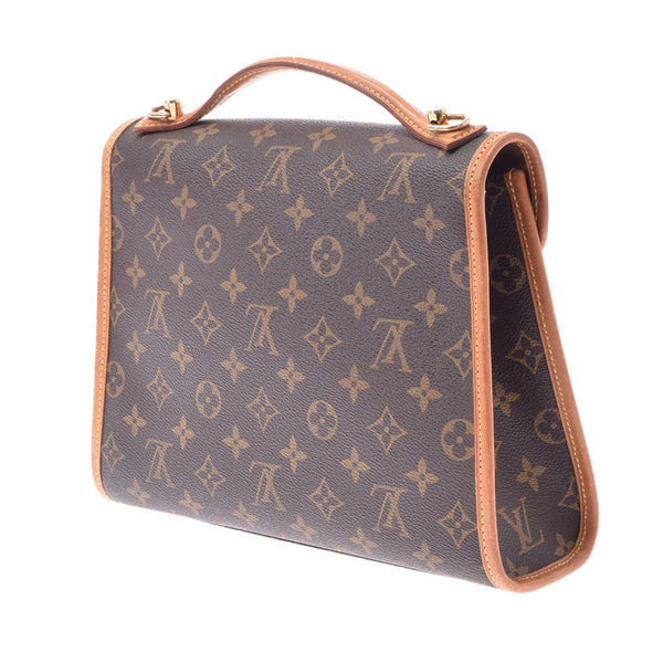 LOUIS VUITTON ルイヴィトン モノグラム ベルエア 2WAY ブラウン M51122 ユニセックス モノグラムキャンバス ハンドバッグ Bランク 中古 銀蔵