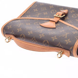 LOUIS VUITTON ルイヴィトン モノグラム ベルエア 2WAY ブラウン M51122 ユニセックス モノグラムキャンバス ハンドバッグ Bランク 中古 銀蔵